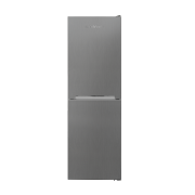 Front view of NordMende RFF60405IXL fridge freezer in inox finish