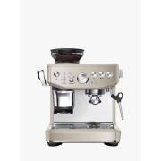Front view of Sage Barista Express Impress in Almond Nougat finish