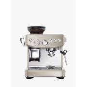 Front view of Sage Barista Touch Impress espresso machine in Almond Nougat finish