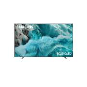 Front view of Samsung QE85Q7F2AUXXU 85 inch QLED Smart TV with minimalist bezel