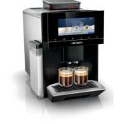 Front view of Siemens TQ903GB9 Bean to Cup Coffee Machine in black