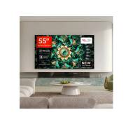 Front view of TCL 55Q7C-UK 55 inch QD-Mini LED Smart TV