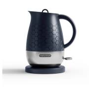 Front view of the Morphy Richards 103021 Cassini Jug Kettle Outer Space - Blue