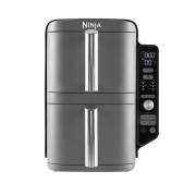 Front view of the Ninja SL400UK Double Stack XL 2-Drawer 9.5L Air Fryer – Grey