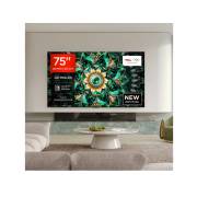 Front view of the TCL 75Q7C-UK 75 inch TV