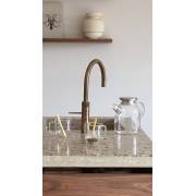Fusion Round Patinated Brass