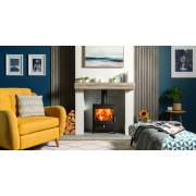 Futura 5 woodburning Ecodesign stove long legs