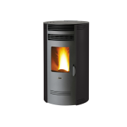 Henley Bio 80Q Pellet Stove - Black Round