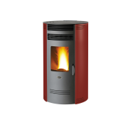 Henley Bio 80Q Pellet Stove - Bordeaux Round