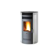 Henley Pellet Stove Bio 80Q White - Round