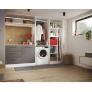Hoover H3WPS486TAM6-80 8kg Washing Machine - White in modern utility room setting