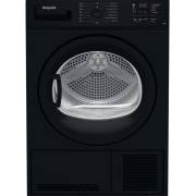 Hotpoint CHDC82BBGDUK 8kg condenser tumble dryer in black
