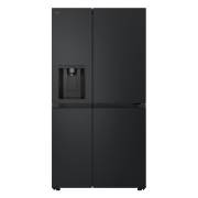 LG GSJC40EPPE side-by-side fridge freezer in matte black with Door-in-Door™