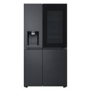 LG GSXE91EVAD InstaView fridge freezer in Essence Black Steel