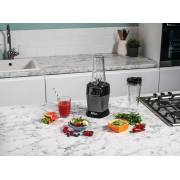 Ninja BN495UK Blender with Auto-iQ in black and silver on kitchen counter