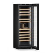 Premium Liebherr BlackSteel wine fridge with Vinidor Selection temperature zones