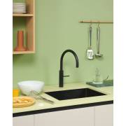 Quooker FNRBLK Fusion Round Tap in Black – 5-in-1 kitchen tap