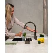 Quooker FNRGME Fusion Round Tap in Gunmetal – 5-in-1 kitchen tap