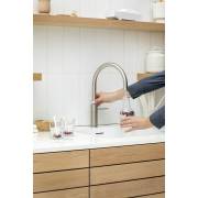 Quooker FNRSST Fusion Round Tap in Stainless Steel – 5-in-1 kitchen tap