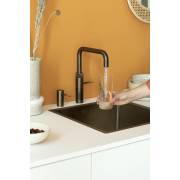 Quooker FNSPTB Fusion Square Tap in Brass – 5-in-1 kitchen tap
