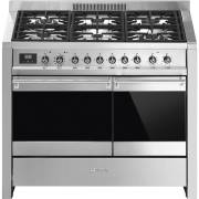 Smeg A2PY-81 - 100cm Opera Dual Fuel Range Cooker - Stainless Steel