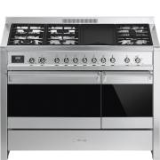 Smeg A3-81 - 120cm Opera Dual Fuel Range Cooker - Stainless Steel