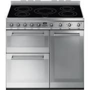 Smeg SY93I - 90cm Symphony Induction Range Cooker - Stainless Steel