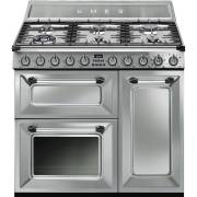 Smeg TR93X - 90cm Victoria Aesthetic Dual Fuel Range Cooker - Stainless Steel