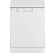 Zenith ZDW601 white dishwasher front view with closed door