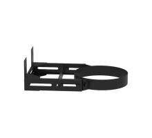 150mm SOLINOX Black Adjustable Wall Bracket 220-350 mm
