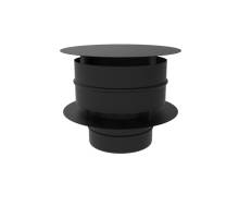 150mm SOLINOX Black Rain Wind Cowl