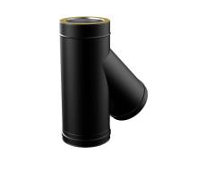150mm SOLINOX Black Tee 135 Degree