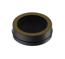 150mm SOLINOX Black Tee Cap with Drain