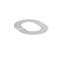 150mm SOLINOX Finishing Plate Oval 0-30 Degree