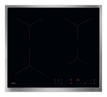 AEG TN64IA00XB induction hob front view showing four-zone layout