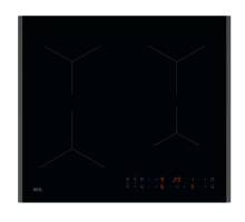 AEG TN64IA04FB induction hob front view 