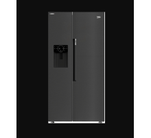 Beko ASP33B32VPS American Style Fridge Freezer Total Frost Free Black