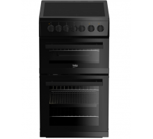  Beko EDVC503B 50cm Black Ceramic Cooker