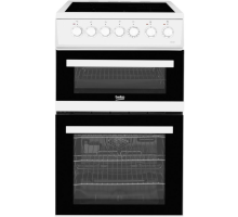 Beko EDVC503W 50cm White Ceramic Cooker