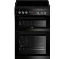 Beko KDC653K 60cm Double Oven Electric Cooker