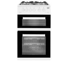 Beko KDG582W Twin Cavity Gas Cooker