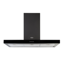 Belling 100FLATBLK Flat Chimney Hood 