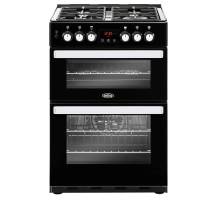 Belling Cookcentre 60DFT Black Dual Fuel Range Cooker