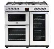 Belling Cookcentre 90DFTPROFSTA Dual Fuel Range Cooker