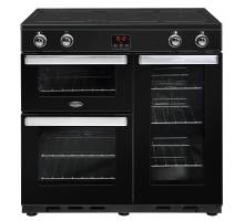 Belling Cookcentre 90EiBLK Electric Induction Range Cooker