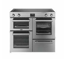 Belling Cookcentre CC100EiSTA 100cm Induction Range Cooker - Stainless Steel