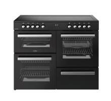 Belling Cookcentre CC110EBLK 110cm Electric Ceramic Range Cooker - Black