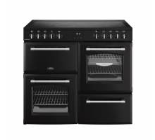 Belling Farmhouse FH100EBLK 100cm Electric Ceramic Range Cooker - Black