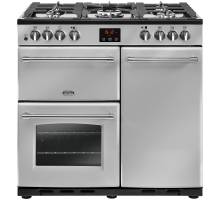 Belling Farmhouse FH90DFTSIL Dual Fuel Range Cooker