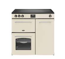 Belling Farmhouse FH90EiCRM 90cm Induction Range Cooker - Cream